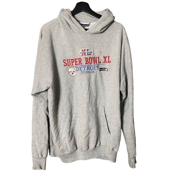 2006 Reebok Super Bowl XL Steelers Seahawks XXL - Picture 1 of 2